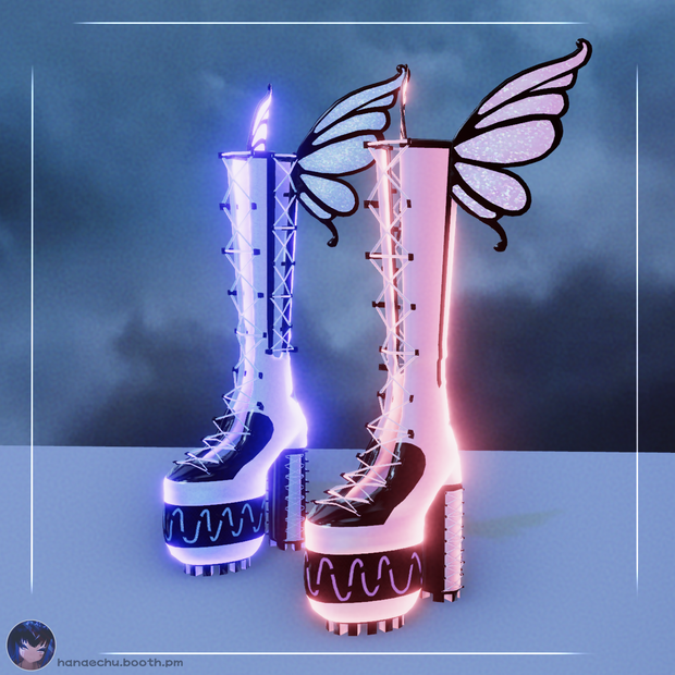 Fairy Pixie High Heelz - フェアリー  ハイヒール 妖精 ピクシー VRChat向けオリジナル3Dアバタ FBX unitypackage