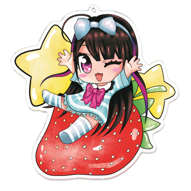 Mami Strawberry Paradise Keychain 「まみ」 いちご パラダイス  アクリルキーホルダー