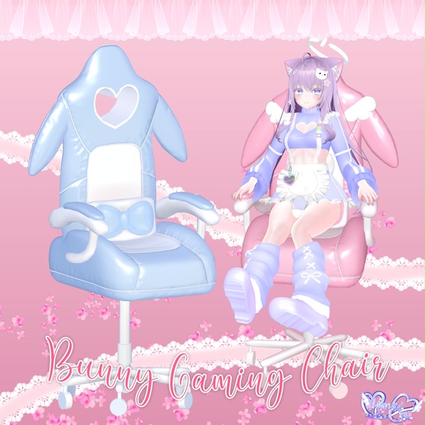 Bunny Gaming Chair バニーゲーミングチェア - hanaechu - BOOTH