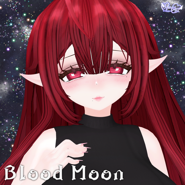 「伊邪那美」Blood Moon Makeup & Hair Texture Set