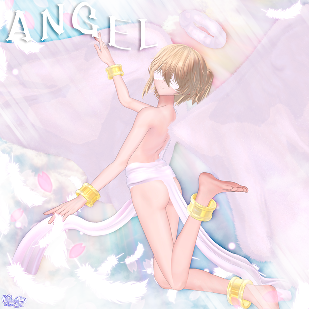 Mens Angel Outfit メンズ 天使の衣装 😇Modular Avatar対応 Unitypackage for VRChat