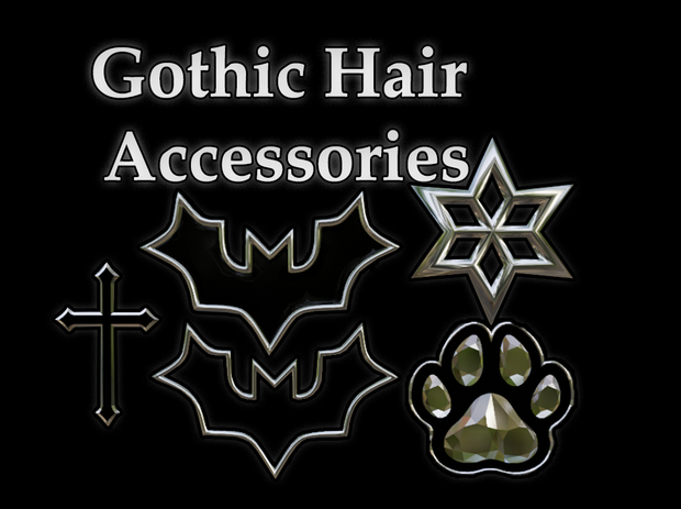 ゴシックヘアアクセサリー - Gothic Hair Accessory
