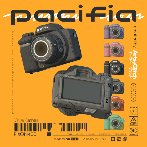 PIXON400 Camera 【PACIFIA WARES】[For VRCLens]