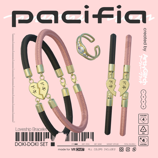 Doki-Doki Bracelet Set 【PACIFIA WARES】