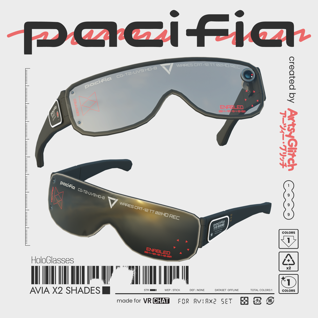 AVIA X2 HoloGlasses 【PACIFIA WARES】