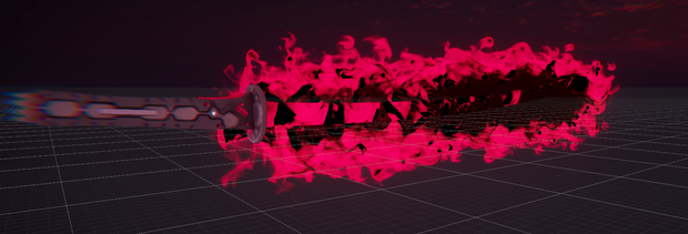 【Unity/VRChat】Edgy Katana (Effects+Sword)