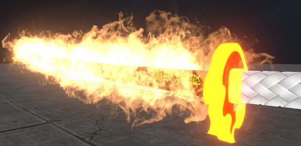 【Unity/VRChat】Fire Katana(Effects+Katana)