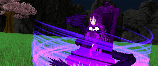 【Unity/VRChat】Abyss Dragon Throne (Effects+Throne Meshes)