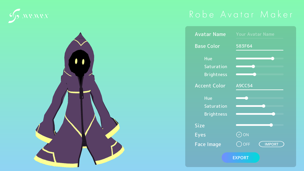 【VRMアバターメーカー】memex Robe Avatar Maker #めめめーかー