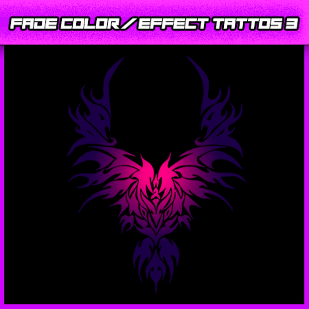 【Body Fade Color / Effect Tattoos 】- 【VRC】<Kissma / Kikyo or Avatar>