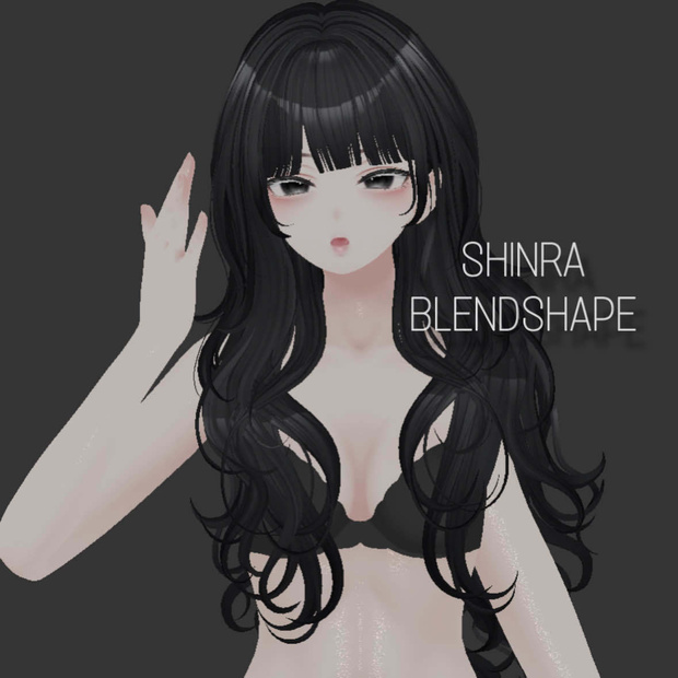 Shinra 🖤 Model Blendshape 🖤 [Shinra Blendshape]