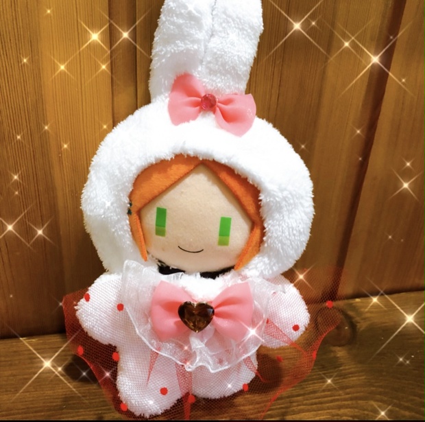 ぬい服♡コスマス♡白♡うさぎちゃん♡あんスタ ♡ツイステ 