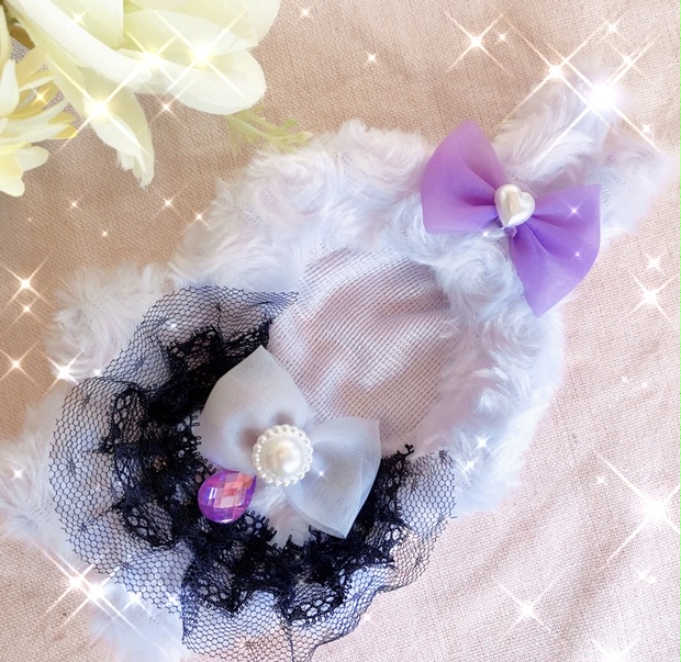 ♡ぬい服♡薄むらさき♡ふわふわ！うさぎ♡ 14㎝〜16㎝ - marple - BOOTH