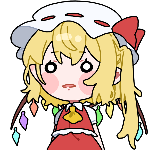 ポケーとしているフラン_立ち絵_GIF_無料配布