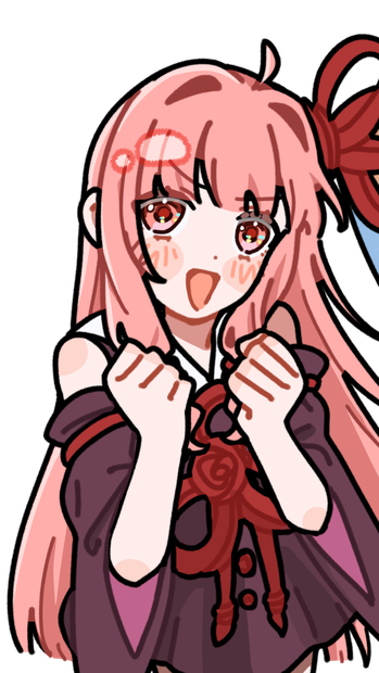 喜ぶ琴葉茜_PNG_立ち絵