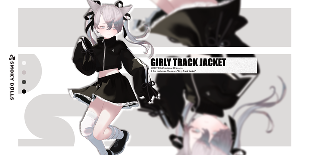 【Girly Track Jacket】萌え袖ライナージャージ
