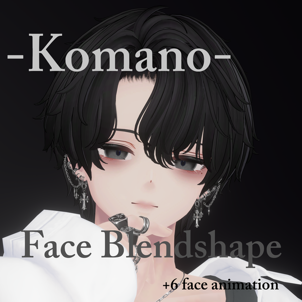 【-Komano-狛乃】Face Blendshape + 6 Face Animation