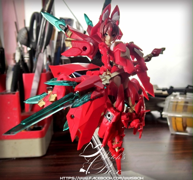 神粋工坊-メガミデバイス 九尾 炎舞羅 花魁Ver. 改造キット - 七味工房 - BOOTH