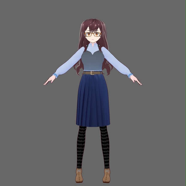 OG Character 7 Vroid Model - koki Najma - BOOTH
