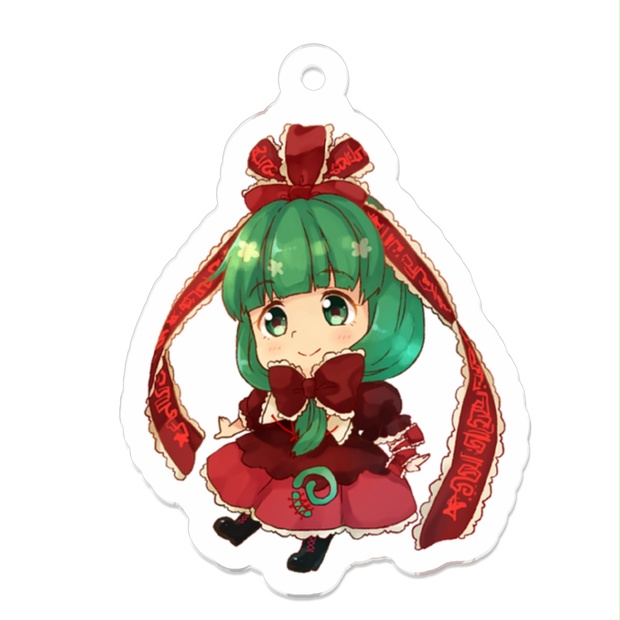 鍵山雛アクリルキーホルダー 夏想座敷 Booth