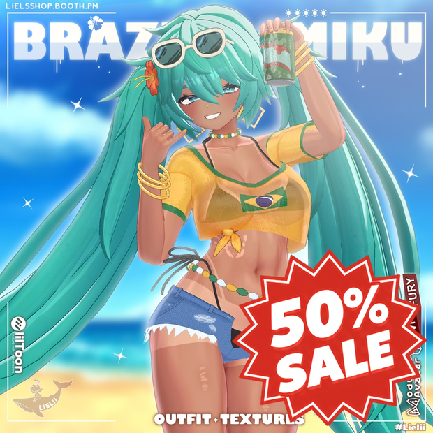 📣SALE📣☀️ Brazil Miku 🌸 VOL.2 【11avatars】
