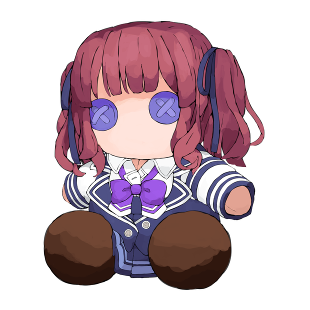 ぬいぐるみ風夏色花梨さん立ち絵