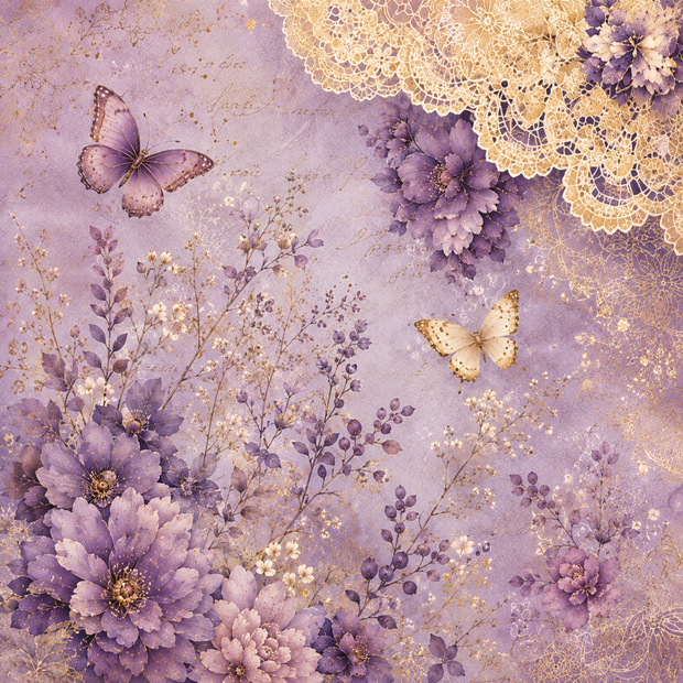 紫花蝶の宴
