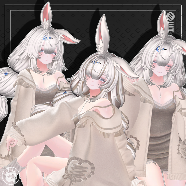 [9Avatars] Onion Tail Bunny, タマネギ テール·バニー