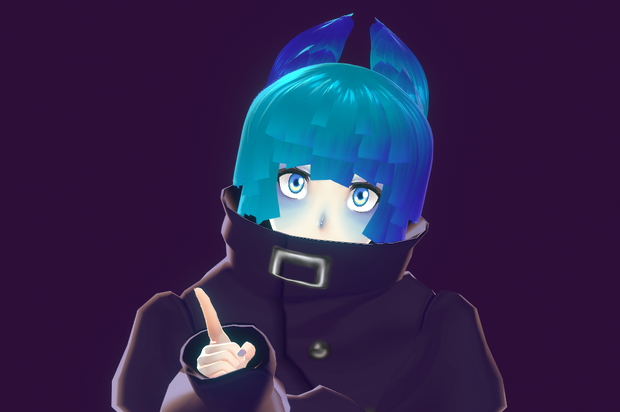 [Vroid] blue eyes