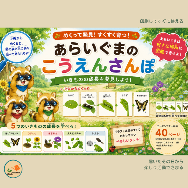 CABG008 あらいぐまの こうえんさんぽ