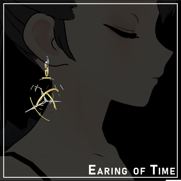 Earring of time 時間のイヤリング [+clock(時計)]