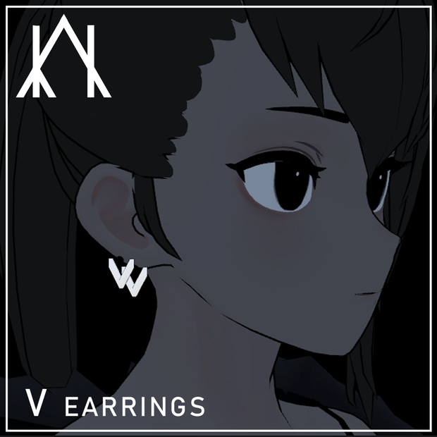 V earring [V イヤリング]