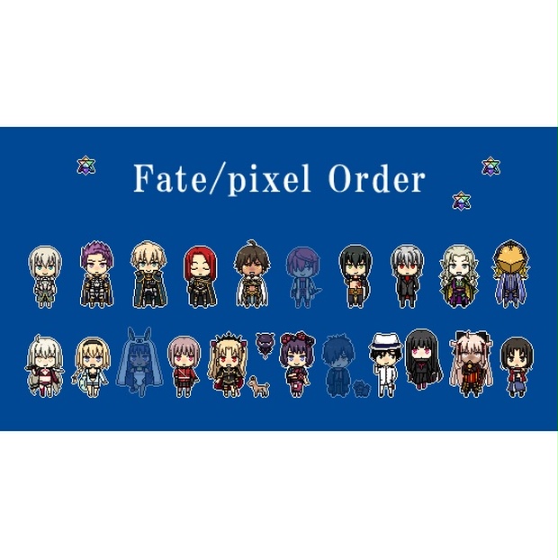 Fate/pixel Orderアクリルスタンド No.21-40 - knotes - BOOTH