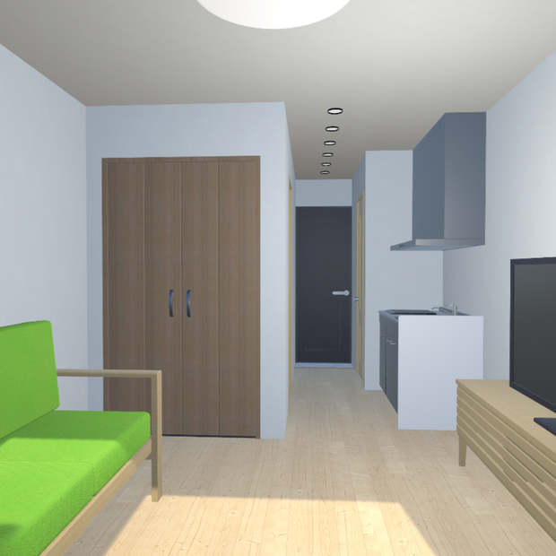 【VRChat想定】ワンルームマンション / Flatroom -Vol.2-