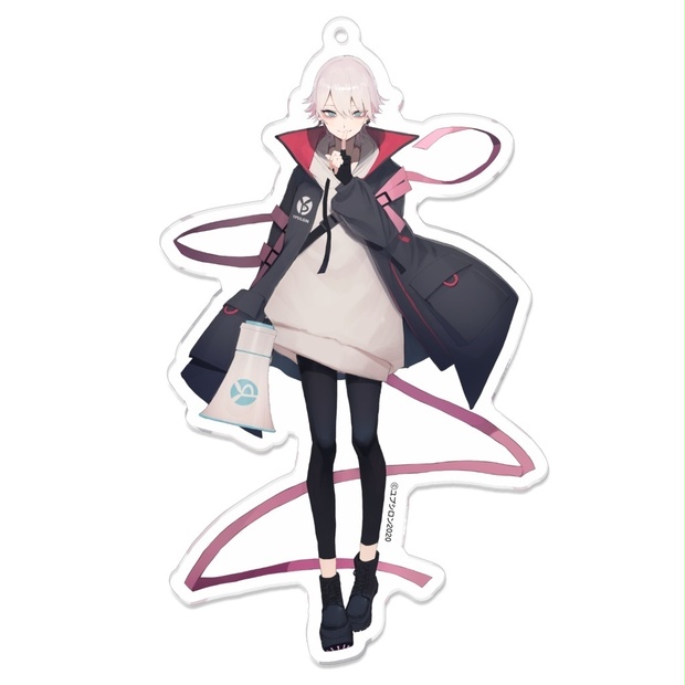 【ゆあ】イラストオーダー アクリルキーホルダー ミク オーロラアクリルキーホルダー_森倉円イラスト | アウリン