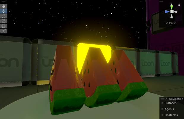 【VRChat】WaterMelonSlicesPrefab