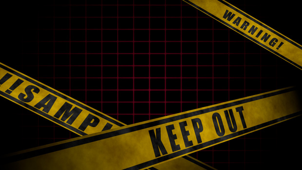 テキスト変更可能な立ち入り禁止テープ！Dirty Keepout Text Tape[Premiere Pro][MOGRT]
