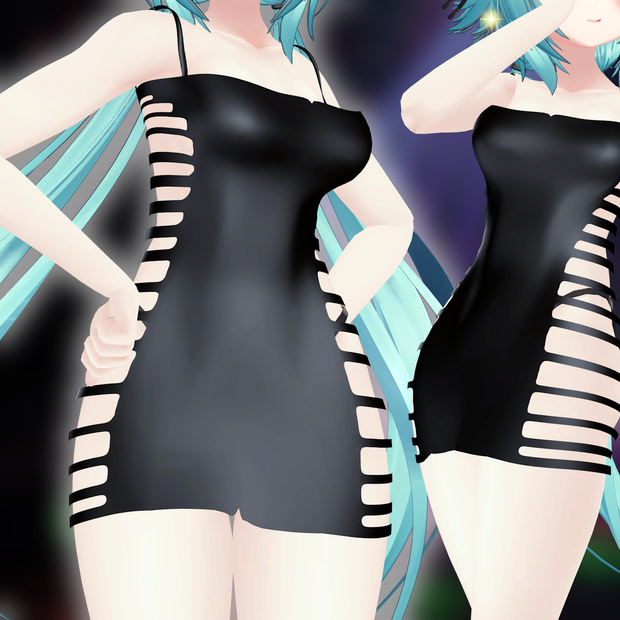 [竜胆] Rindo Hole Dress