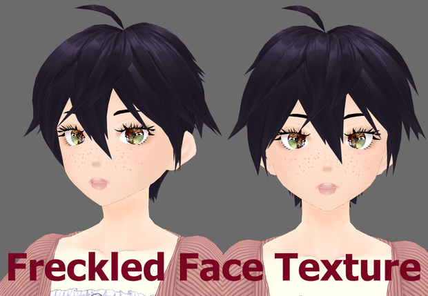 Freckled Face Skin Texture
