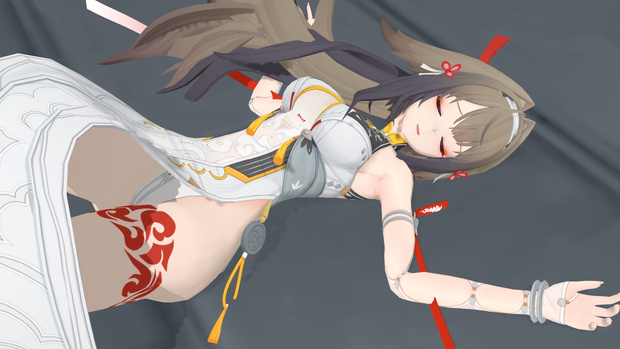 (MMD) Zenless Zone Zero 葉瞬光 ハイレグVer