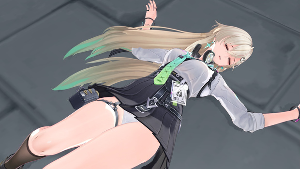 （MMD) 鳴潮 琳奈 白パンツVer