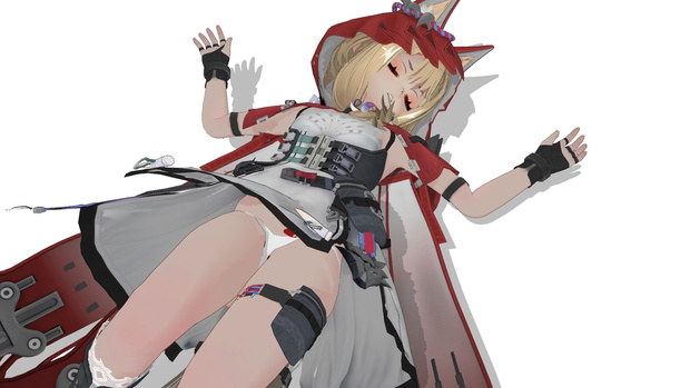 （MMD）アークナイツ:エンドフィールド　ロッシ　白パンツバージョン