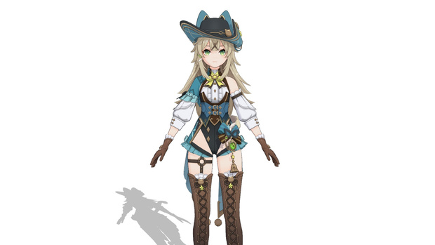 (MMD) 原神 綺良々 「麗しき怪傑」ハイレグVer