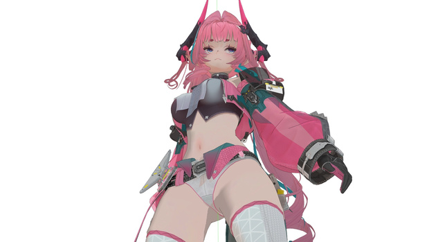 (MMD) エンドフィールド イヴォンヌ パンツVer