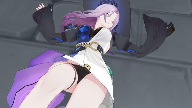 （MMD）崩壊：スターレイル 翡翠 パンツVer