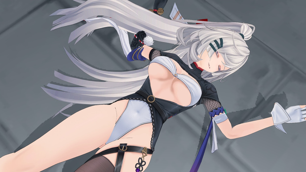 (MMD) NTE 残虹 レオタードVer