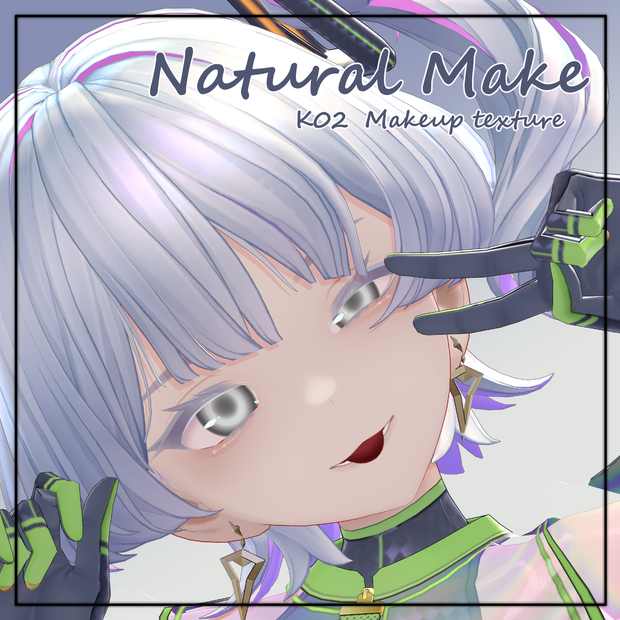【K02】natural make【makeup texture】