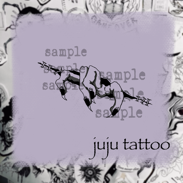 【VRC】 Scar/Finger tattoo texture　傷・指モチーフタトゥー