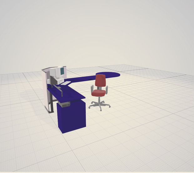3d デスク