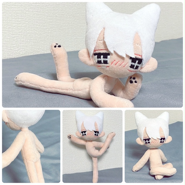 女の子向けプレゼント集結 20cm足長ぬい型紙 BOOTH - そこまち工房 - 作り方説明書付き ぬいぐるみ